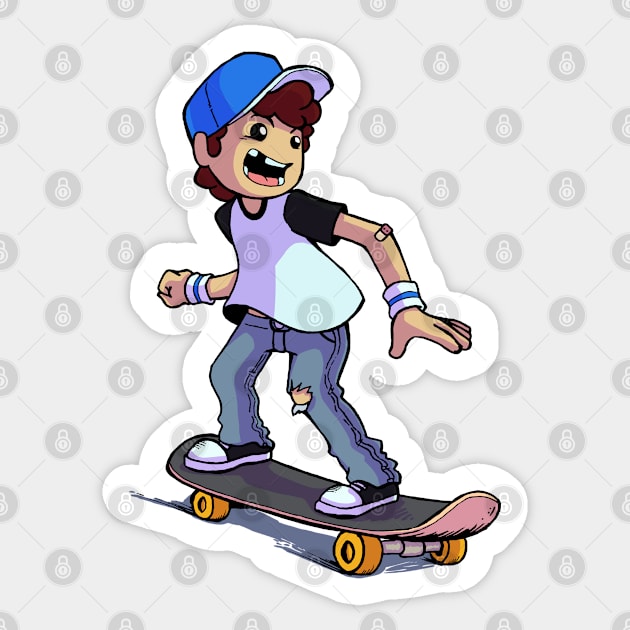 Skater Boy Sticker by joycecarmo